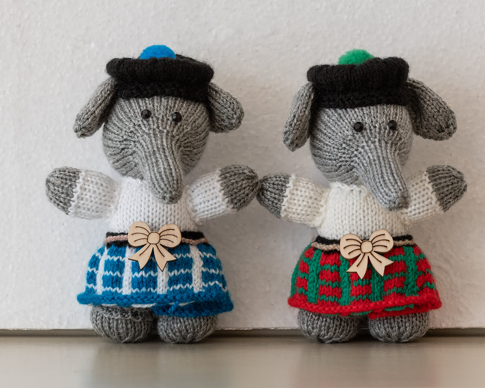Knitted Elephants