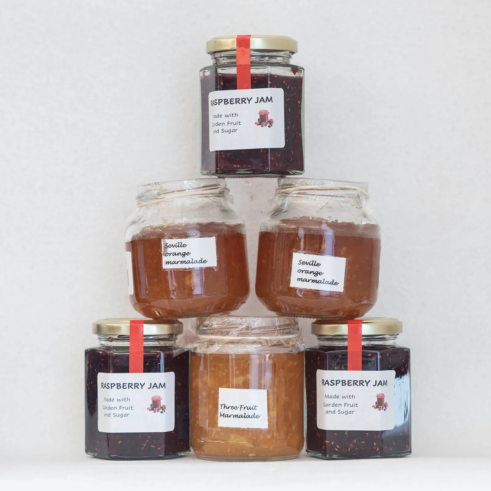 hand made James raspberry marmalade seville