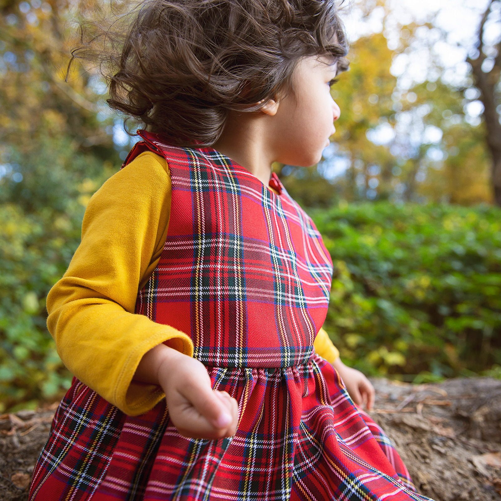 Tartan Pinafore Dress