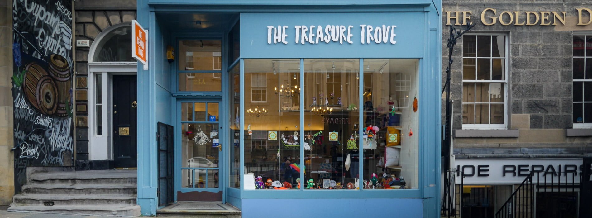 The Treasure Trove - Edinburgh Shop Front